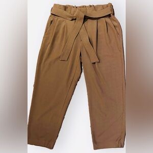 ATHLETA Skyline Plaid, tie-waist pants - Size 8